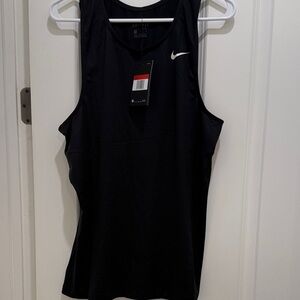 Nike Men’s Dri-FIT Black Running Tank Top